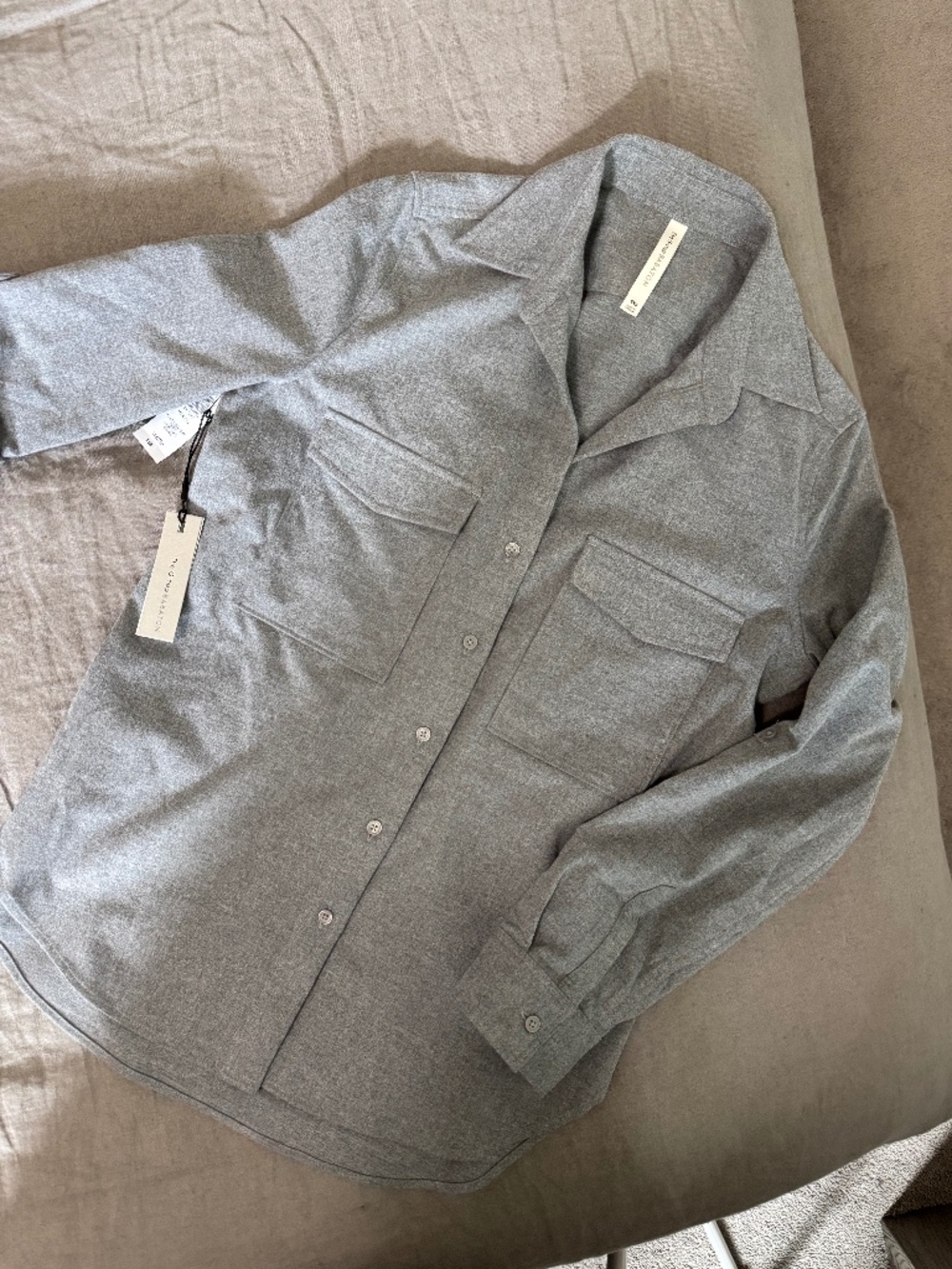 Aritzia Babaton Button-up Flannel Utility Shirt